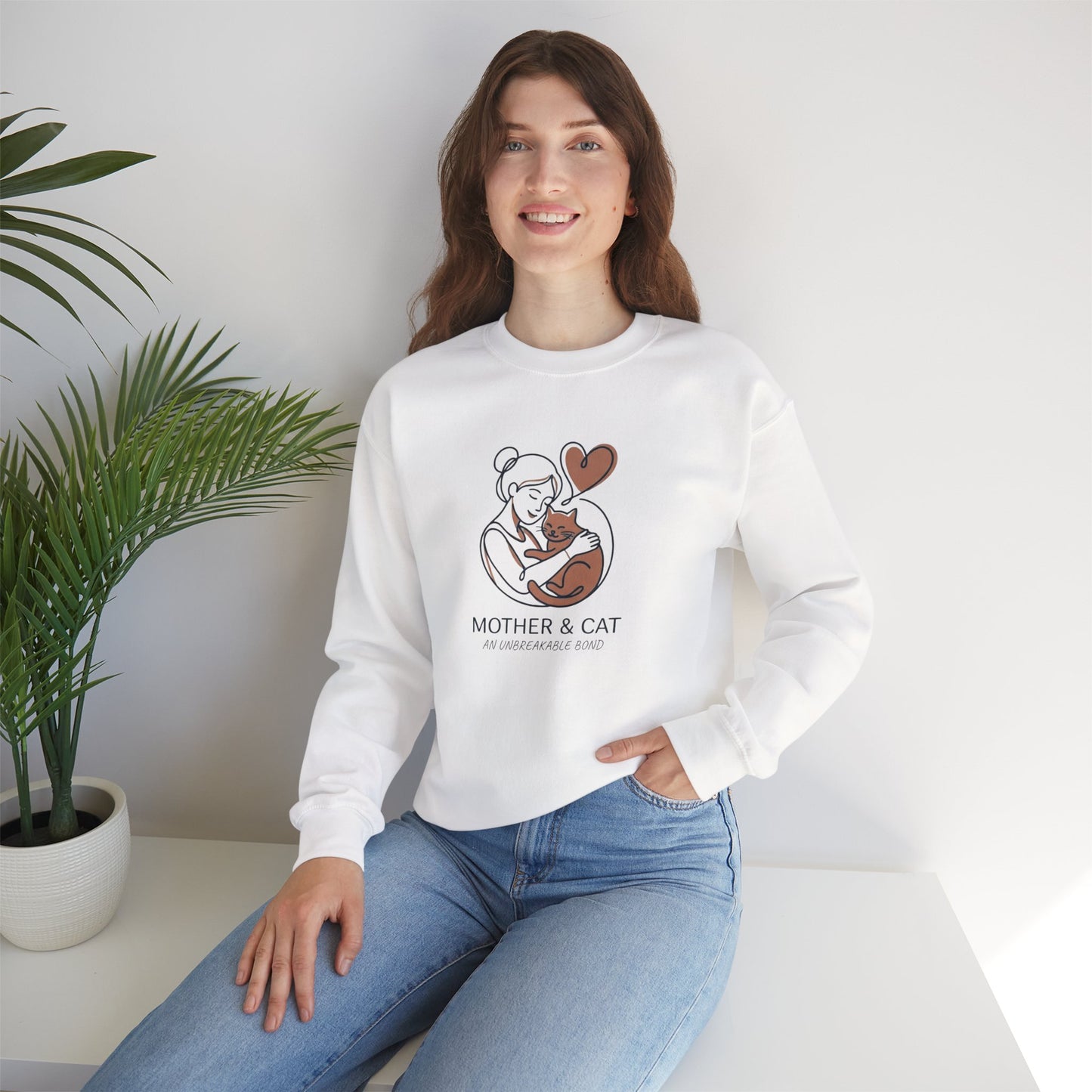Mother & Cat Unbreakable Bond Sweatshirt