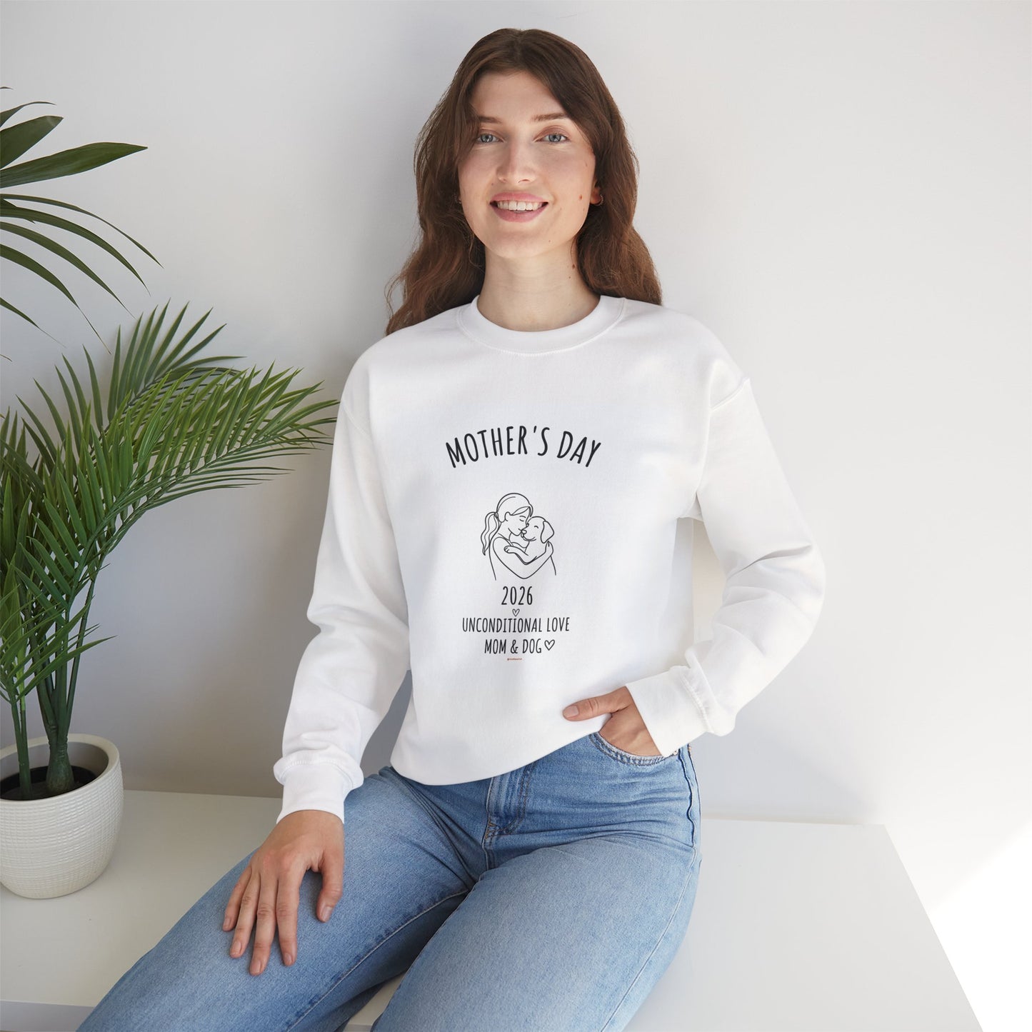 Mother's Day 2026 Sweatshirt – 'Unconditional Love Mom & Dad' Crewneck