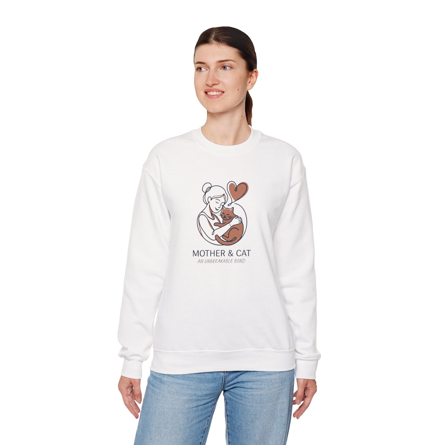 Mother & Cat Unbreakable Bond Sweatshirt