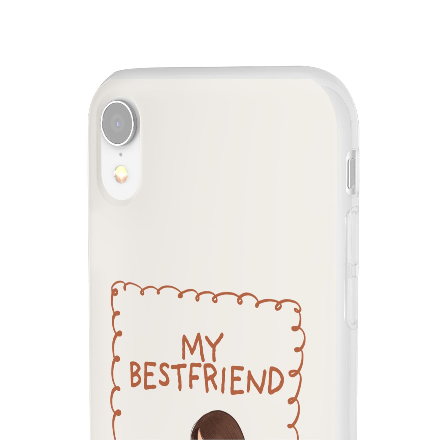 Custom "My Best Friend" Pet Parent Phone Case | Personalised Earth-Tone Minimalist Cover