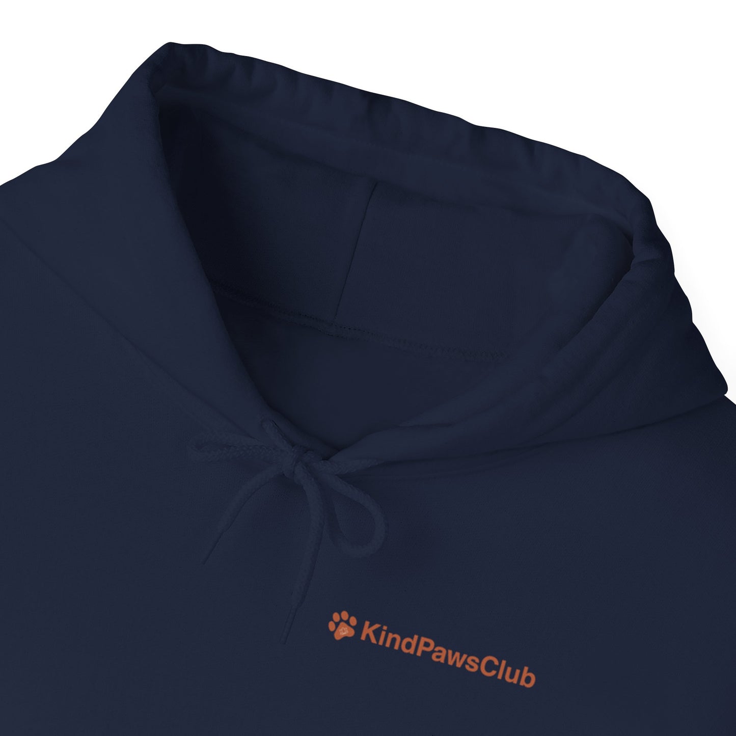 KindPawsClub Original Logo Hoodie | Minimalist Aesthetic Pet Lover Sweatshirt