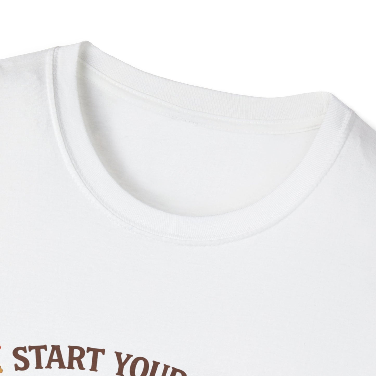 Start Your Day The Pawsitive Way – Retro Minimalist Pet Lover T-Shirt