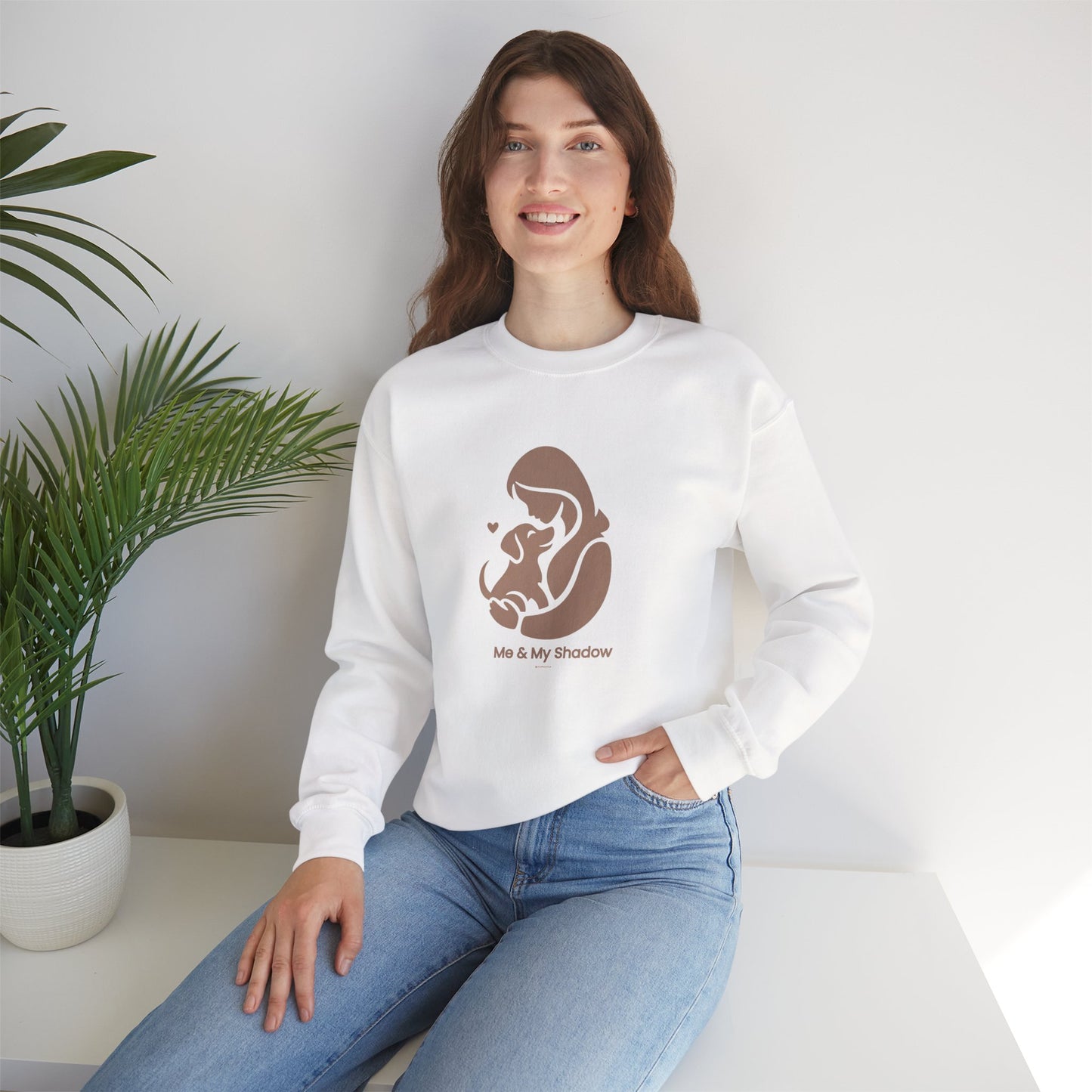 Me & My Shadow Dog Mom Sweatshirt - Cute Pet Parent Jumper