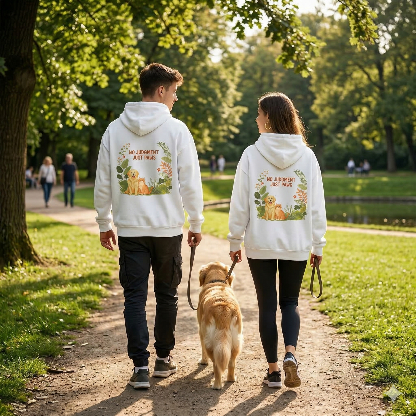 No Judgment, Just Paws Hoodie – For Mindful Pet Parents