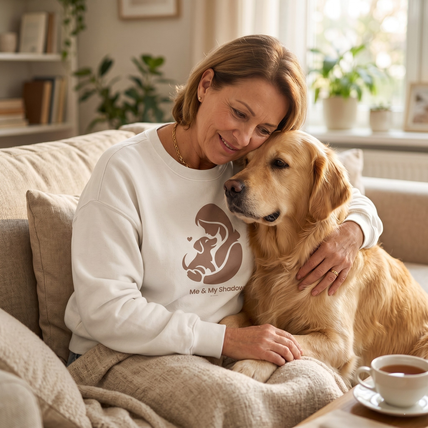 Me & My Shadow Dog Mom Sweatshirt - Cute Pet Parent Jumper