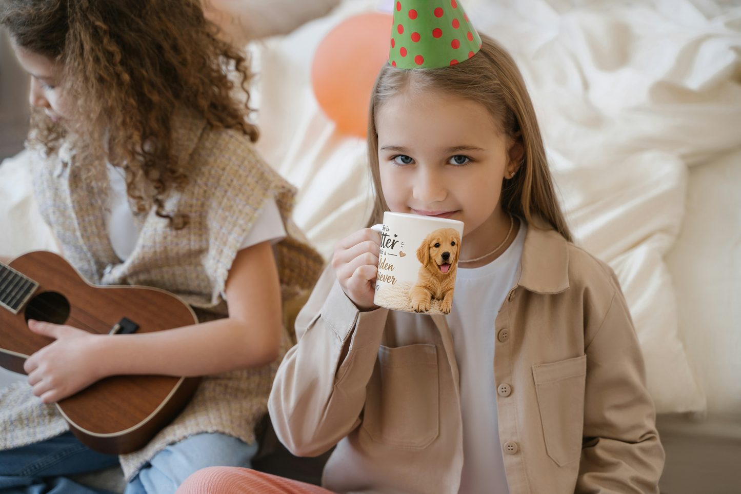 Golden Retriever Coffee Mug — "Life Is Better with a Golden Retriever" Ceramic Mug 11oz