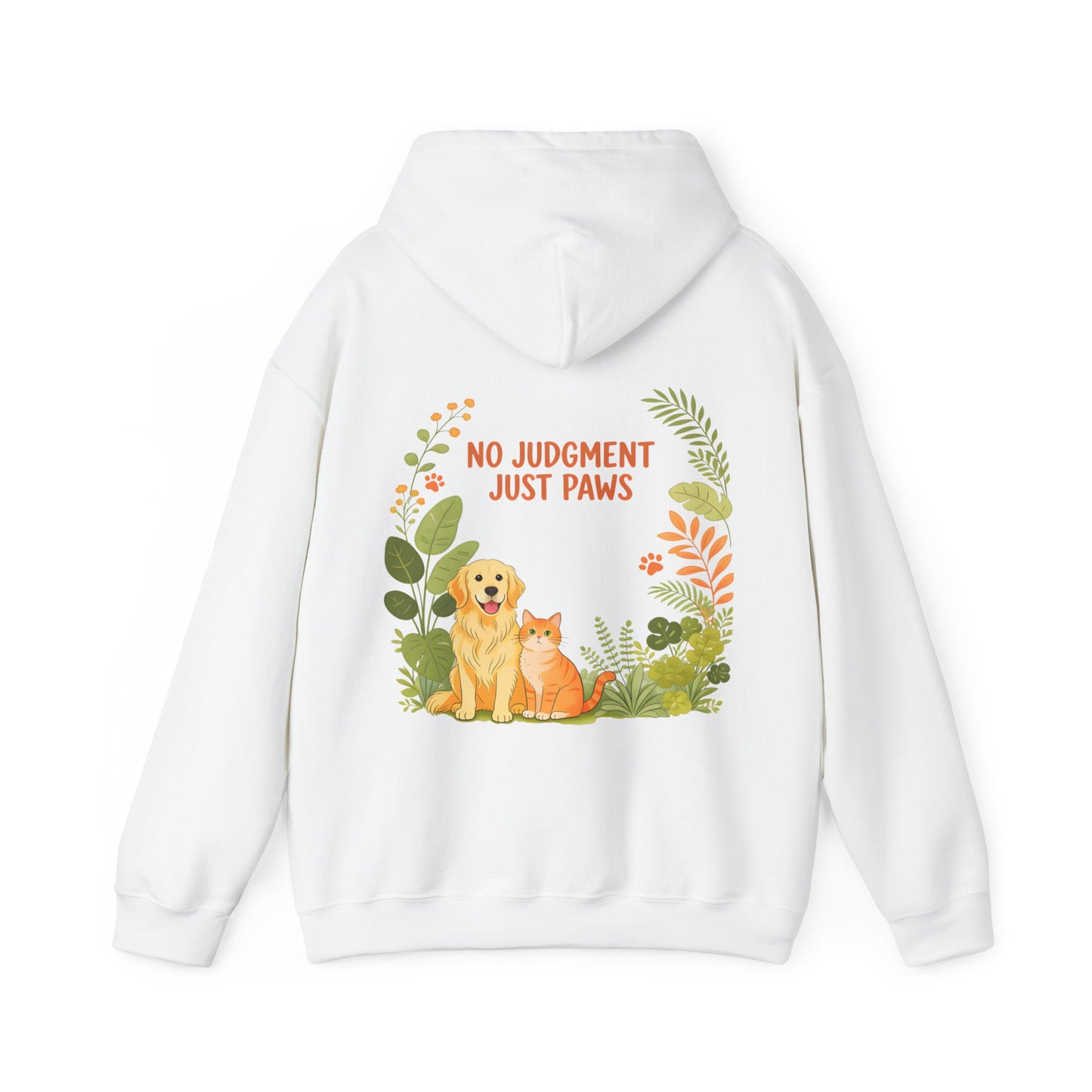 No Judgment, Just Paws Hoodie – For Mindful Pet Parents