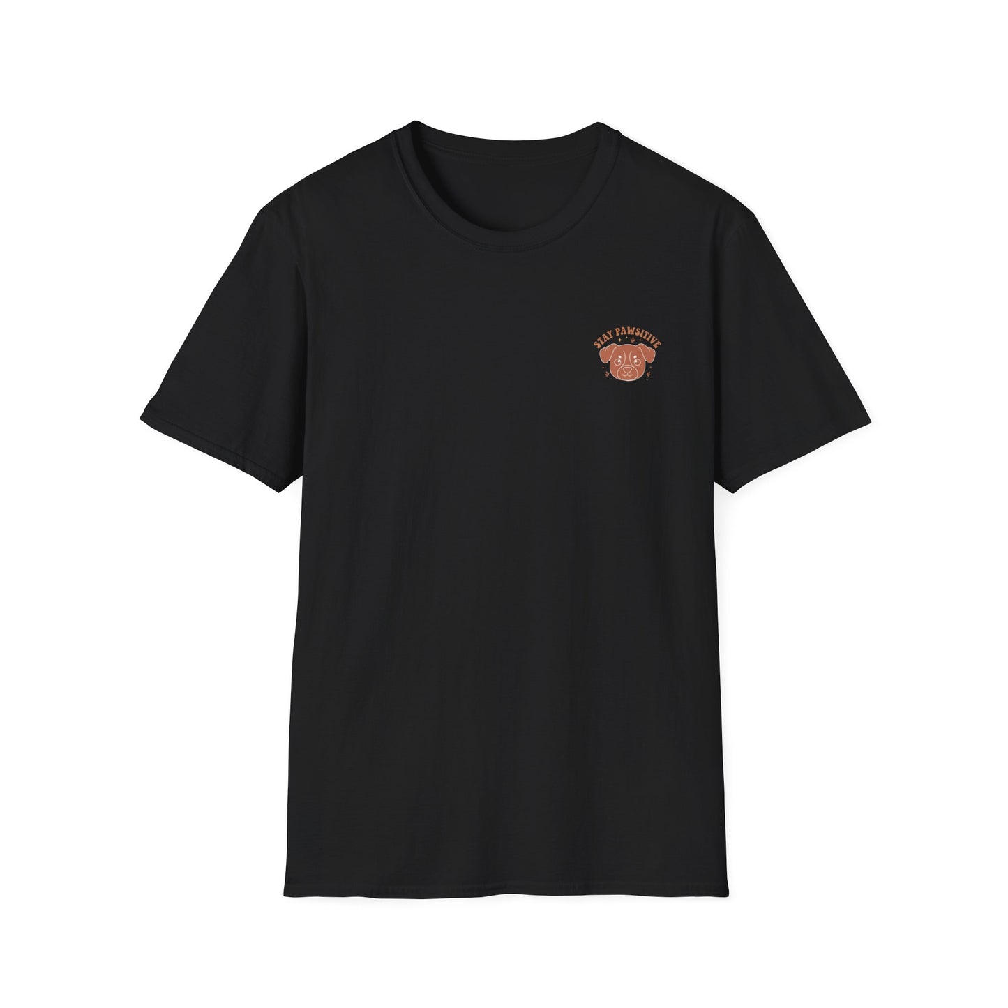 Stay Pawsitive Dog Mom Shirt Black